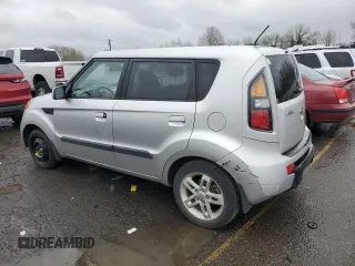 2010 Kia Soul + with VIN KNDJT2A25A7703092, listed as a Copart auction lot 49730235 with 77,504 mi miles and Salvage Title. Bid and sale history available at DreamBid. Image 2.