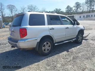2005 Honda Pilot EX-L with RES with VIN 5FNYF18655B001847, listed as a IAAI auction lot 41874878 with 1 mi miles. Bid and sale history available at carsss.com. Image 4.