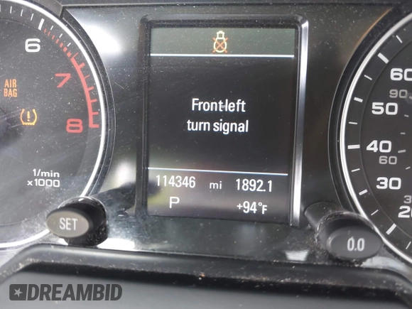 2016 Audi Q5 Premium Plus with VIN WA1L2AFP9GA061315, listed as a IAAI auction lot 42487560 with 114,346 mi miles and . Bid and sale history available at DreamBid. Image 16.