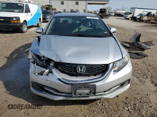 2015 Honda Civic Sedan LX with VIN 19XFB2F59FE206405, listed as a Copart auction lot 51290785 with 174,936 mi miles and Salvage Title. Bid and sale history available at carsss.com. Image 5.