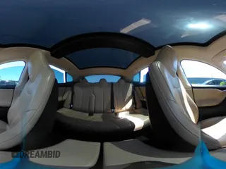 2014 Tesla Model S 60 with VIN 5YJSA1H12EFP46760, listed as a IAAI auction lot 42344596 with 106,252 mi miles and . Bid and sale history available at DreamBid. Image 18.