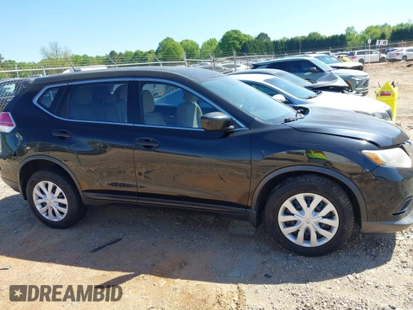 2016 Nissan Rogue S with VIN KNMAT2MT3GP614005, listed as a IAAI auction lot 42059709 with 95,091 mi miles and . Bid and sale history available at DreamBid. Image 14.