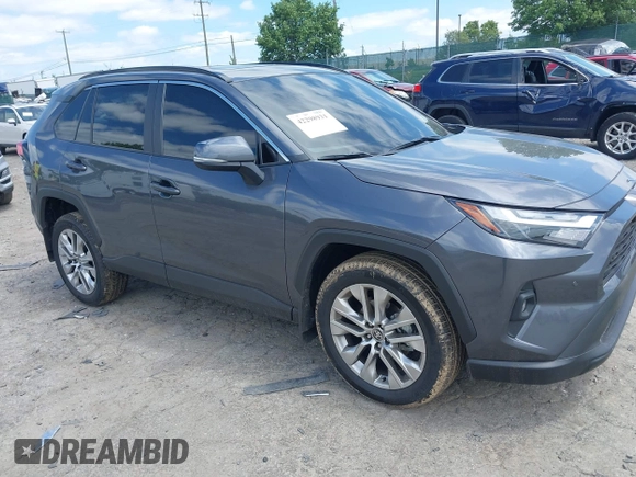 2025 Toyota RAV4 XLE Premium with VIN 2T3A1RFVXSC509876, listed as a IAAI auction lot 42298931 with 3,203 mi miles and . Bid and sale history available at DreamBid. Image 1.