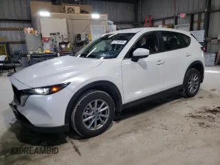 2023 Mazda CX-5 2.5 S with VIN JM3KFBAM2P0170852, listed as a Copart auction lot 47758785 with 33,010 mi miles and Salvage Title. Bid and sale history available at carsss.com. Image 1.