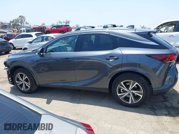 2024 Lexus RX 350 with VIN 2T2BAMCA3RC074903, listed as a IAAI auction lot 42390715 with 4,381 mi miles and . Bid and sale history available at DreamBid. Image 14.