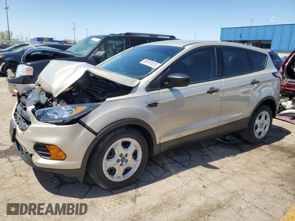 2018 Ford Escape S with VIN 1FMCU0F79JUC04372, listed as a Copart auction lot 56191615 with 47,475 mi miles and Clean title. Bid and sale history available at DreamBid. Image 1.