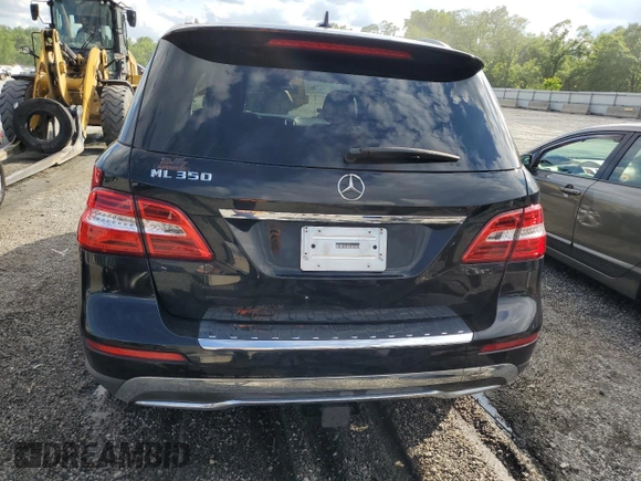 2015 Mercedes-Benz M 350 with VIN 4JGDA5JB1FA550043, listed as a Copart auction lot 54179235 with 187,840 mi miles and Salvage title. Bid and sale history available at DreamBid. Image 6.