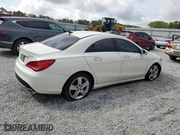 2016 Mercedes-Benz CLA 250 with VIN WDDSJ4GB9GN381743, listed as a Copart auction lot 55478545 with 89,499 mi miles and Clean Title. Bid and sale history available at DreamBid. Image 3.