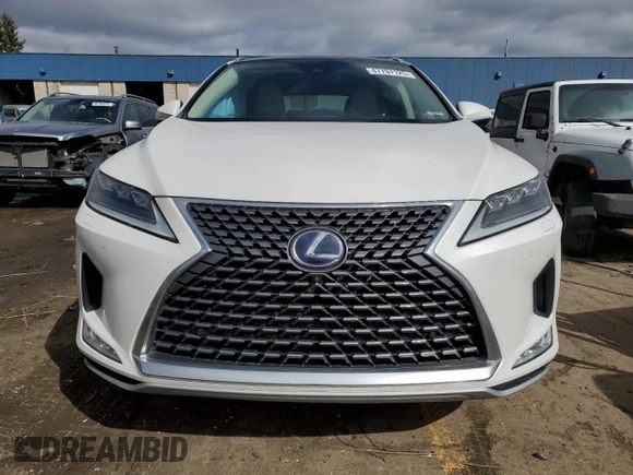 2021 Lexus RX 450h with VIN 2T2JGMDA3MC068830, listed as a Copart auction lot 47797125 with 81,622 mi miles and Non repairable. Bid and sale history available at DreamBid. Image 5.