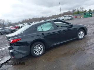 2025 Toyota Camry LE with VIN 4T1DAACK8SU500304, listed as a IAAI auction lot 41907504 with 6 mi miles and . Bid and sale history available at DreamBid. Image 4.