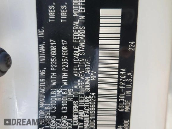 2017 Toyota Sienna XLE Auto Access Seat с VIN 5TDYZ3DC1HS860254, выставлен на аукционе Copart как лот 61962415 с пробегом 140 243 миль миль и Списание • Salvage title. История ставок и продаж доступна на DreamBid. Изображение 13.