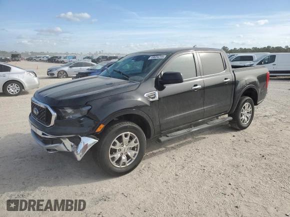2019 Ford Ranger XL with VIN 1FTER4EH7KLA48971, listed as a Copart auction lot 49634255 with 44,370 mi miles and Salvage Title. Bid and sale history available at carsss.com. Image 1.