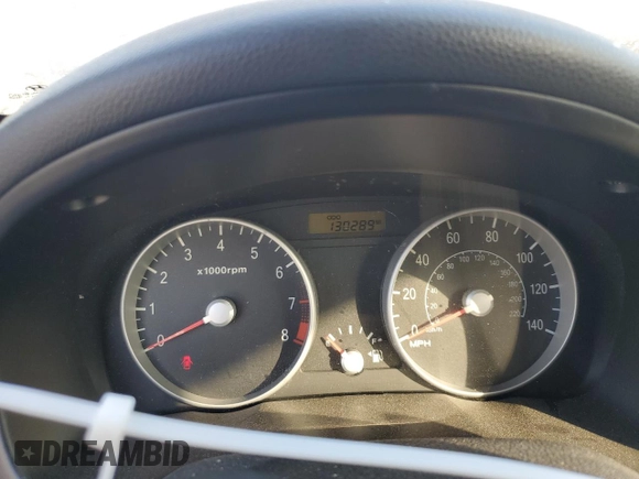 2007 Hyundai Accent GS with VIN KMHCM36C27U001623, listed as a Copart auction lot 45192065 with 130,289 mi miles and Salvage Title. Bid and sale history available at carsss.com. Image 9.