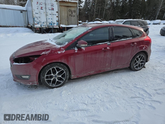 2015 Ford Focus SE with VIN 1FADP3K24FL376887, listed as a Copart auction lot 43715265 with 111,483 mi miles and Salvage Title. Bid and sale history available at carsss.com. Image 1.