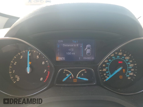2013 Ford Escape SE with VIN 1FMCU0GX1DUB91314, listed as a Copart auction lot 56740905 with 94,861 mi miles and Clean Title. Bid and sale history available at DreamBid. Image 9.