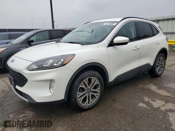 2021 Ford Escape SEL with VIN 1FMCU9H67MUA64853, listed as a Copart auction lot 60093115 with 105,724 mi miles and Clean title. Bid and sale history available at DreamBid. Image 1.