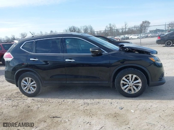 2015 Nissan Rogue SL with VIN 5N1AT2MV8FC869591, listed as a IAAI auction lot 41798440 with 99569 miles. Bid and sale history available at carsss.com. Image 14.