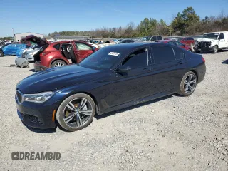 2016 BMW 7 Series 750i z VIN WBA7F0C57GGL99153, wystawiony jako Copart lot #45475755 z przebiegiem 140 328 mil mil oraz Szkoda całkowita • Salvage title. Historia ofert i sprzedaży dostępna na DreamBid. Obrazek 1.