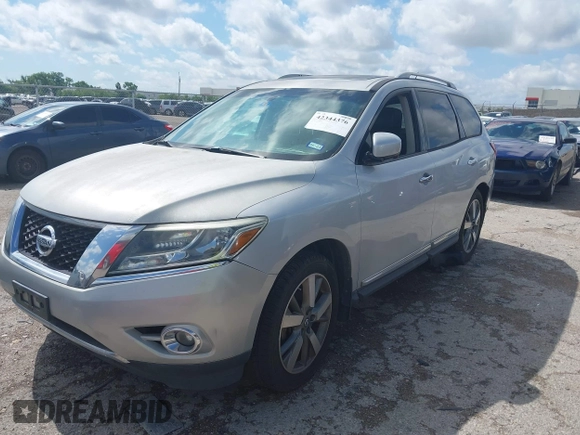 2013 Nissan Pathfinder SL z VIN 5N1AR2MM1DC616969, wystawiony jako IAAI lot #42344376 z przebiegiem 131 795 mil mil oraz . Historia ofert i sprzedaży dostępna na DreamBid. Obrazek 2.