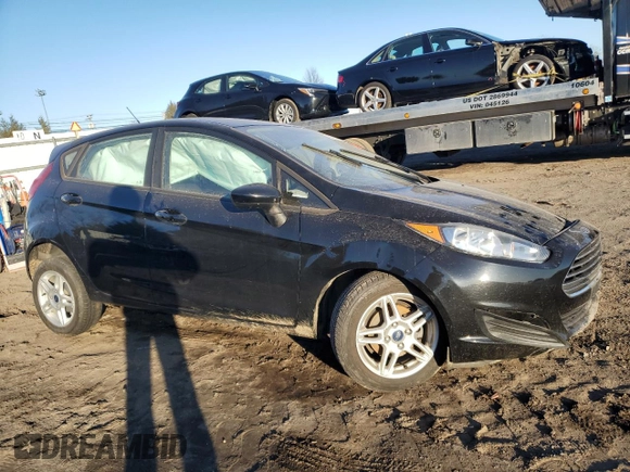 2018 Ford Fiesta SE with VIN 3FADP4EJ3JM142241, listed as a Copart auction lot 45792185 with Not Provided miles and Salvage Title. Bid and sale history available at DreamBid. Image 4.
