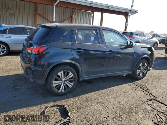 2020 Mitsubishi Outlander ES with VIN JA4AR3AU1LU024702, listed as a Copart auction lot 53568835 with 122,706 mi miles and Clean title. Bid and sale history available at DreamBid. Image 3.