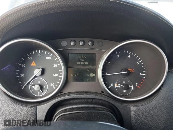2008 Mercedes-Benz GL-Class 5.5L with VIN 4JGBF86E78A332754, listed as a Copart auction lot 61746154 with 184,648 mi miles and Clean Title. Bid and sale history available at carsss.com. Image 9.