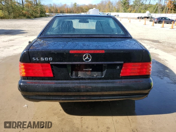 1998 Mercedes-Benz SL 500 with VIN WDBFA67FXWF169208, listed as a Copart auction lot 76115954 with 72,366 mi miles and Clean title. Bid and sale history available at DreamBid. Image 6.