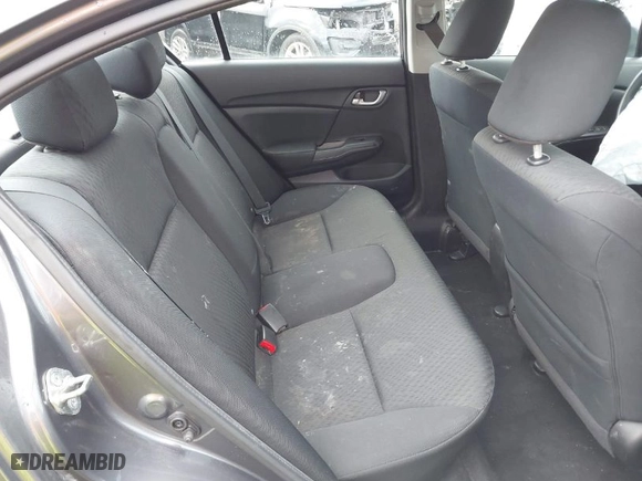 2014 Honda Civic Sedan LX with VIN 19XFB2F50EE024591, listed as a IAAI auction lot 41909219 with 118,233 mi miles. Bid and sale history available at carsss.com. Image 8.