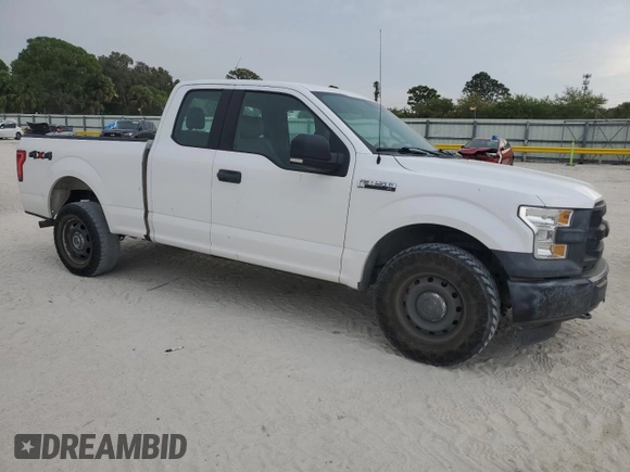 2017 Ford F-150 XL with VIN 1FTFX1EF3HKD61067, listed as a Copart auction lot 48466905 with 121,561 mi miles and Salvage Title. Bid and sale history available at carsss.com. Image 4.