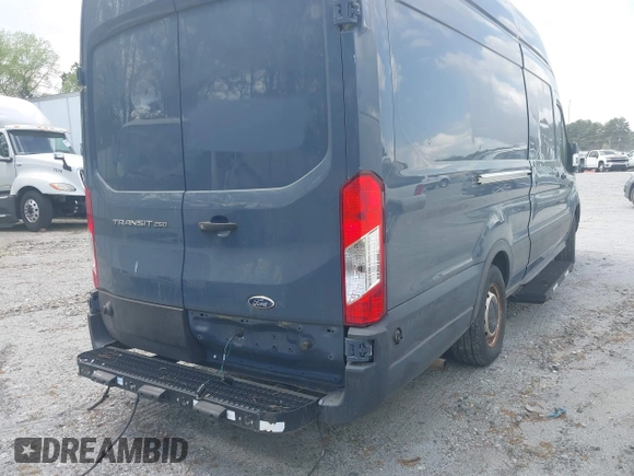 2020 Ford Transit Cargo with VIN 1FTBR3X84LKA48072, listed as a IAAI auction lot 41766524 with 41,984 mi miles. Bid and sale history available at carsss.com. Image 4.
