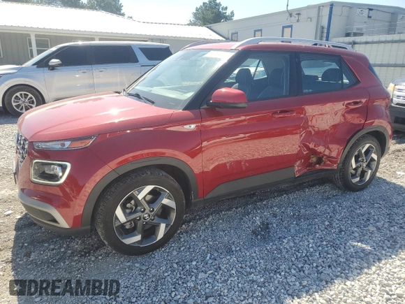 2022 Hyundai Venue Limited with VIN KMHRC8A35NU192887, listed as a Copart auction lot 59041985 with 7,790 mi miles and Salvage title. Bid and sale history available at DreamBid. Image 1.