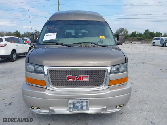 2017 GMC Savana Cargo Van with VIN 1GTW7AFG8H1120201, listed as a IAAI auction lot 41596866 with 1 mi miles. Bid and sale history available at carsss.com. Image 12.