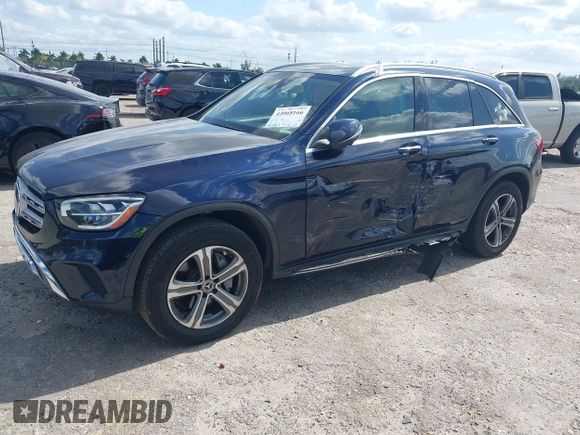 2020 Mercedes-Benz GLC 300 with VIN W1N0G8DB6LF798343, listed as a IAAI auction lot 42068166 with 56,857 mi miles and . Bid and sale history available at DreamBid. Image 6.