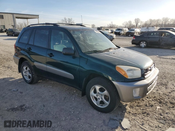 2003 Toyota RAV4 with VIN JTEGH20V430090445, listed as a Copart auction lot 49053285 with 194,824 mi miles and Salvage Title. Bid and sale history available at carsss.com. Image 4.
