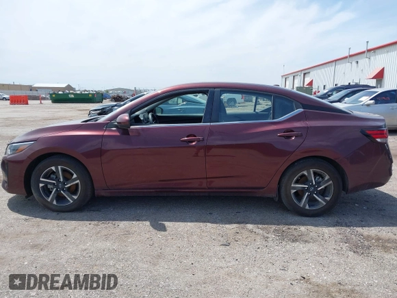 2024 Nissan Sentra SV with VIN 3N1AB8CV7RY289159, listed as a IAAI auction lot 42188115 with 16,941 mi miles. Bid and sale history available at carsss.com. Image 14.
