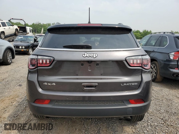 2022 Jeep Compass Limited with VIN 3C4NJDCB2NT130380, listed as a Copart auction lot 59363255 with 26,078 mi miles and Salvage title. Bid and sale history available at DreamBid. Image 6.