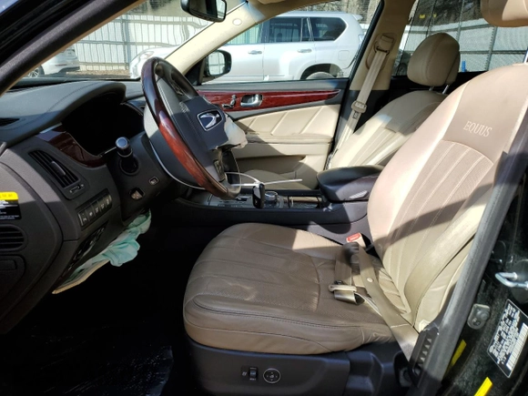 2011 Hyundai Equus Signature с VIN KMHGH4JF5BU036386, выставлен на аукционе Copart как лот 43014095 с пробегом 142 901 миль миль и Списание • Salvage title. История ставок и продаж доступна на DreamBid. Изображение 7.
