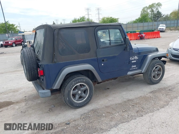 2004 Jeep Wrangler X with VIN 1J4FA39S64P726711, listed as a IAAI auction lot 42227336 with Not Provided miles and . Bid and sale history available at DreamBid. Image 4.