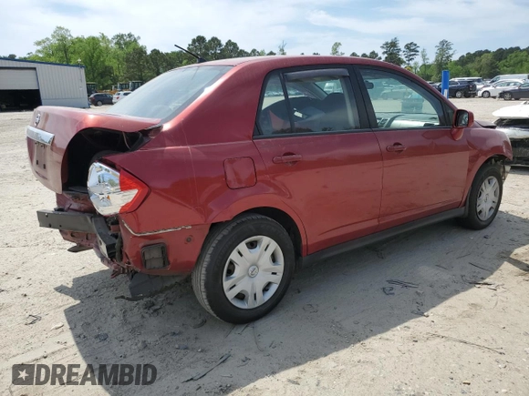 2010 Nissan Versa S with VIN 3N1BC1AP8AL451511, listed as a Copart auction lot 53844865 with 186,503 mi miles and Salvage Title. Bid and sale history available at DreamBid. Image 3.