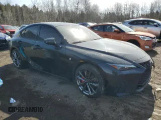 2021 Lexus IS 350 F Sport with VIN JTHGZ1E23M5019007, listed as a Copart auction lot 47771505 with 81,713 mi miles and Salvage Title. Bid and sale history available at DreamBid. Image 4.