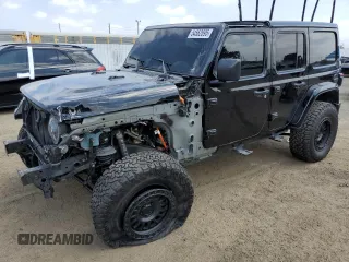 2024 Jeep Wrangler Sahara z VIN 1C4RJXP60RW116607, wystawiony jako Copart lot #54562695 z przebiegiem 62 352 mil mil oraz Szkoda całkowita • Salvage title. Historia ofert i sprzedaży dostępna na DreamBid. Obrazek 1.