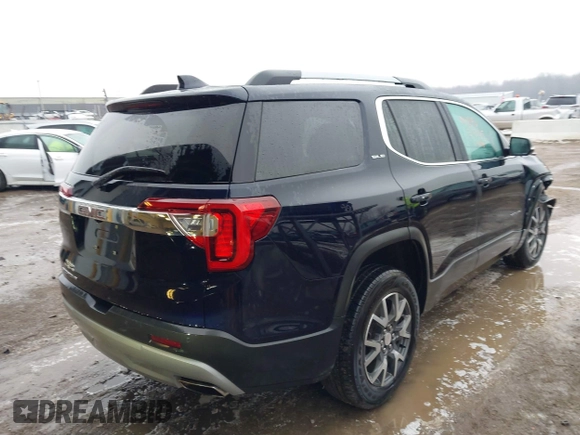 2021 GMC Acadia SLE with VIN 1GKKNKLS7MZ193837, listed as a IAAI auction lot 41571089 with 68,204 mi miles and . Bid and sale history available at DreamBid. Image 4.
