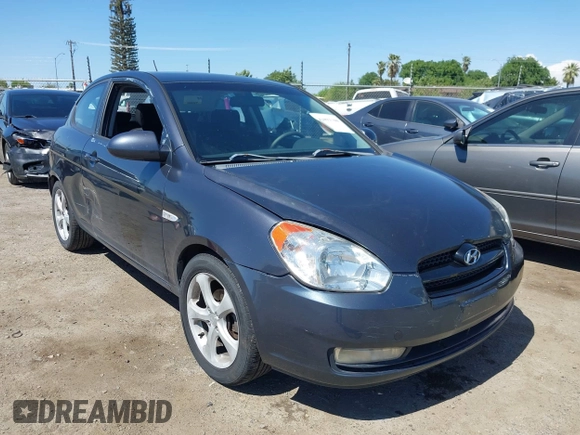 2007 Hyundai Accent SE with VIN KMHCN36C37U031369, listed as a IAAI auction lot 42093760 with 95,919 mi miles. Bid and sale history available at carsss.com. Image 1.