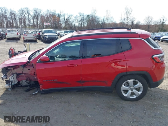 2021 Jeep Compass Latitude with VIN 3C4NJDBB4MT534538, listed as a IAAI auction lot 41817234 with 35,107 mi miles and . Bid and sale history available at DreamBid. Image 14.