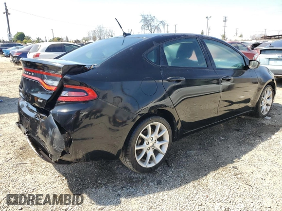 2013 Dodge Dart SXT with VIN 1C3CDFBA0DD186104, listed as a Copart auction lot 51106675 with 86,592 mi miles and Clean Title. Bid and sale history available at DreamBid. Image 3.