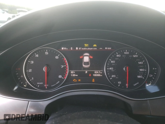 2016 Audi A7 3.0 Premium Plus with VIN WAUWGAFCXGN052744, listed as a Copart auction lot 70599453 with 109,369 mi miles. Bid and sale history available at carsss.com. Image 9.