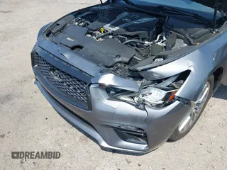 2018 Infiniti Q50 Luxe with VIN JN1EV7AP4JM590048, listed as a IAAI auction lot 41863410 with 55,727 mi miles and . Bid and sale history available at carsss.com. Image 6.