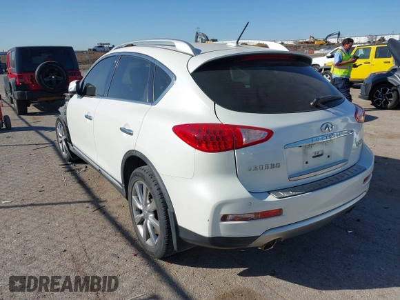 2016 Infiniti QX50 with VIN JN1BJ0RP7GM234860, listed as a IAAI auction lot 41758956 with 66,503 mi miles. Bid and sale history available at carsss.com. Image 3.