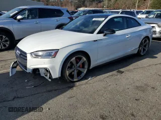 2019 Audi S5 Prestige z VIN WAUR4AF59KA060101, wystawiony jako Copart lot #82680404 z przebiegiem 33 477 mil mil oraz Szkoda całkowita • Salvage title. Historia ofert i sprzedaży dostępna na DreamBid. Obrazek 1.