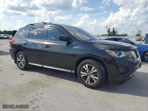 2018 Nissan Pathfinder S with VIN 5N1DR2MM5JC644377, listed as a Copart auction lot 71616194 with 0 mi miles and Salvage Title. Bid and sale history available at carsss.com. Image 4.